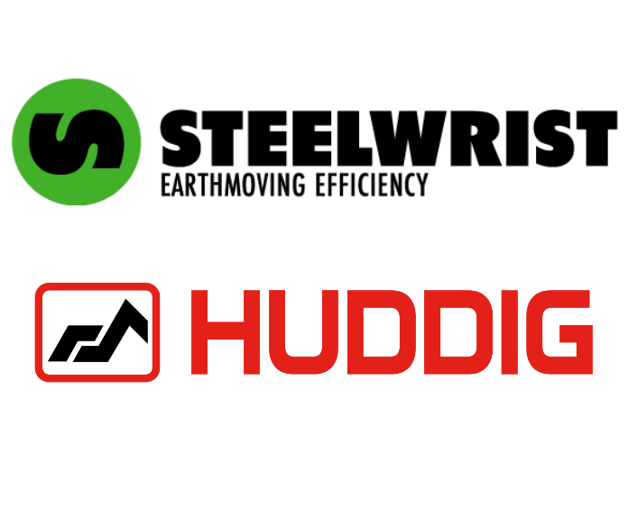 Steelwrist ja Huddig logot